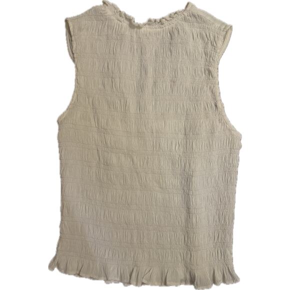 asos mock neck cream tank - Picture 4 of 7